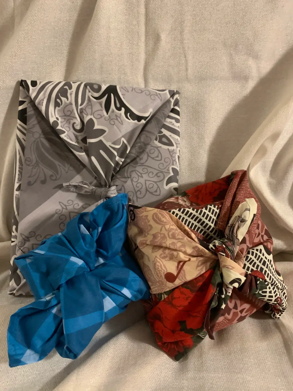 Photo de la création : Emballage réutilisable — Furoshiki