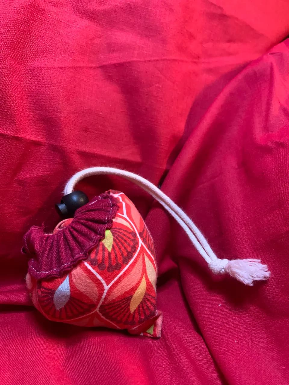 Photo de la création : Sac réutilisable et pliable